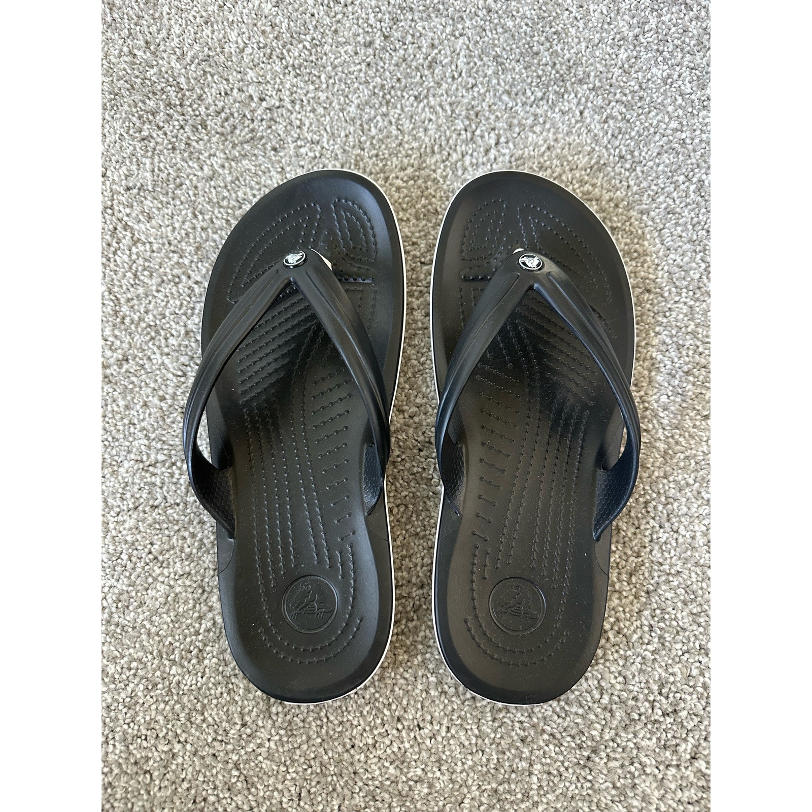 Unisex Black Crocs Flipflops